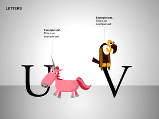 ё
LETTERS
Example text.
This is an
example text.
Example text.
This is an
example text.
 