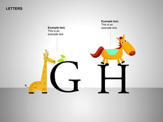 ё
LETTERS
Example text.
This is an
example text.
Example text.
This is an
example text.
 