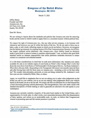 GOP Letter to Amazon