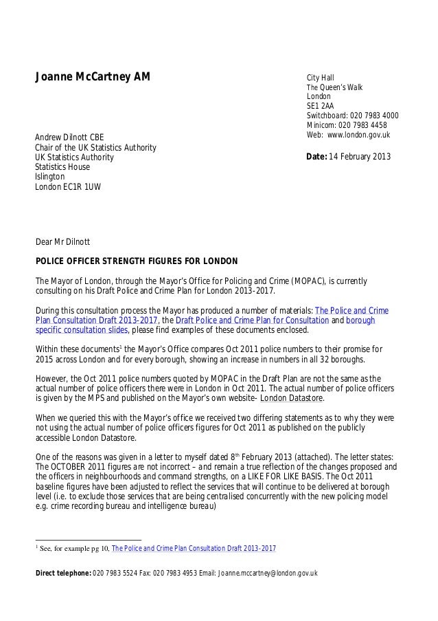 letter to andrew dilnot uk statistics authority how to end a cover letter email