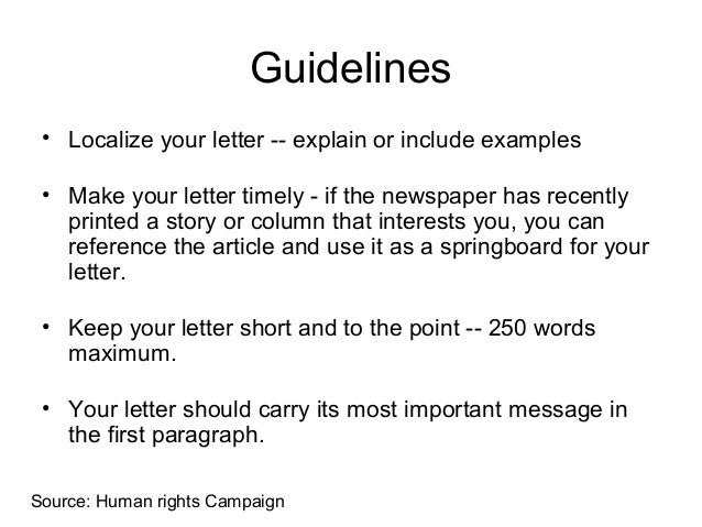 letter to the editor letter to the editor