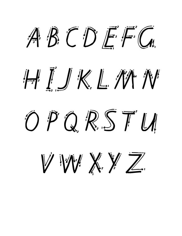 Letter Tracing Worksheet