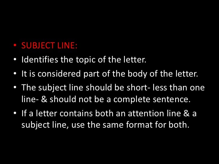 letter with attention line and subject line letter writing letter with attention line and subject line letter writing