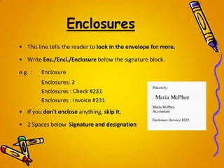 Letter writing, Business, Personal letter Writing format | PPTX