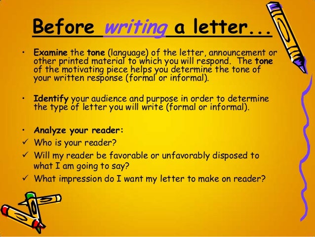 Letter Writing Business Personal Letter Writing Format