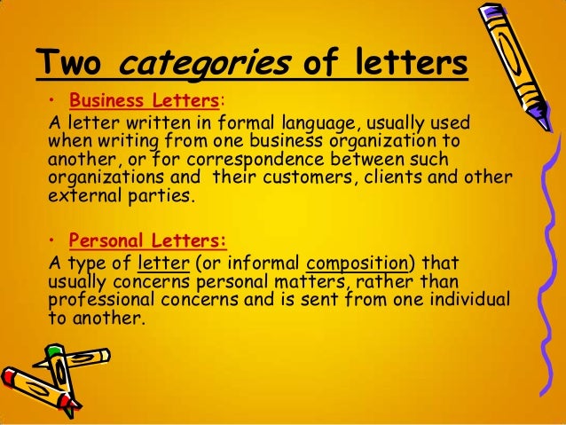 letter writing business personal letter writing format format for personal letters