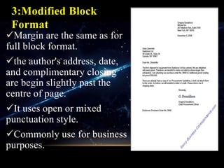Letter writing | PPTX
