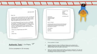 Letter writing | PPTX