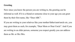 Comprehensive Guide to Letter Writing: Formal and Informal Letters ...