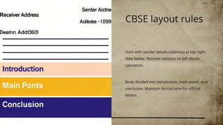 Comprehensive Guide to Letter Writing: CBSE Format, Types, and Examples ...