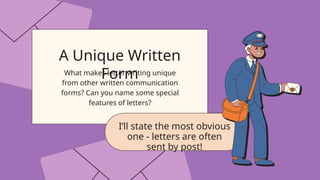 Letter Form Unique Example Letter Writing formal and informal .pptx