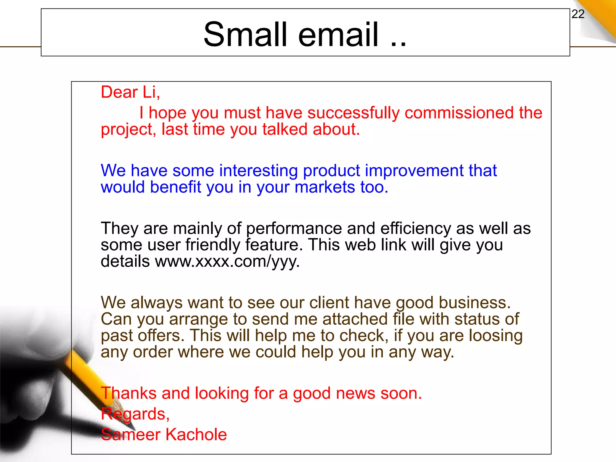 Art of Letter Writing - Small tips that can make a difference | PPS