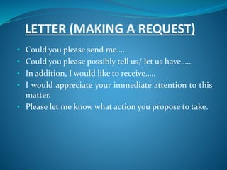 Letter writing skills | PPTX