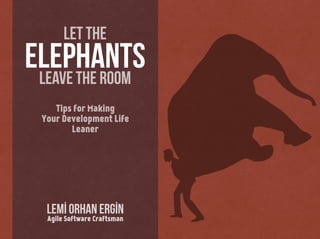 Let The Elephants Leave The Room - Tips For Making Your Development Life Leaner