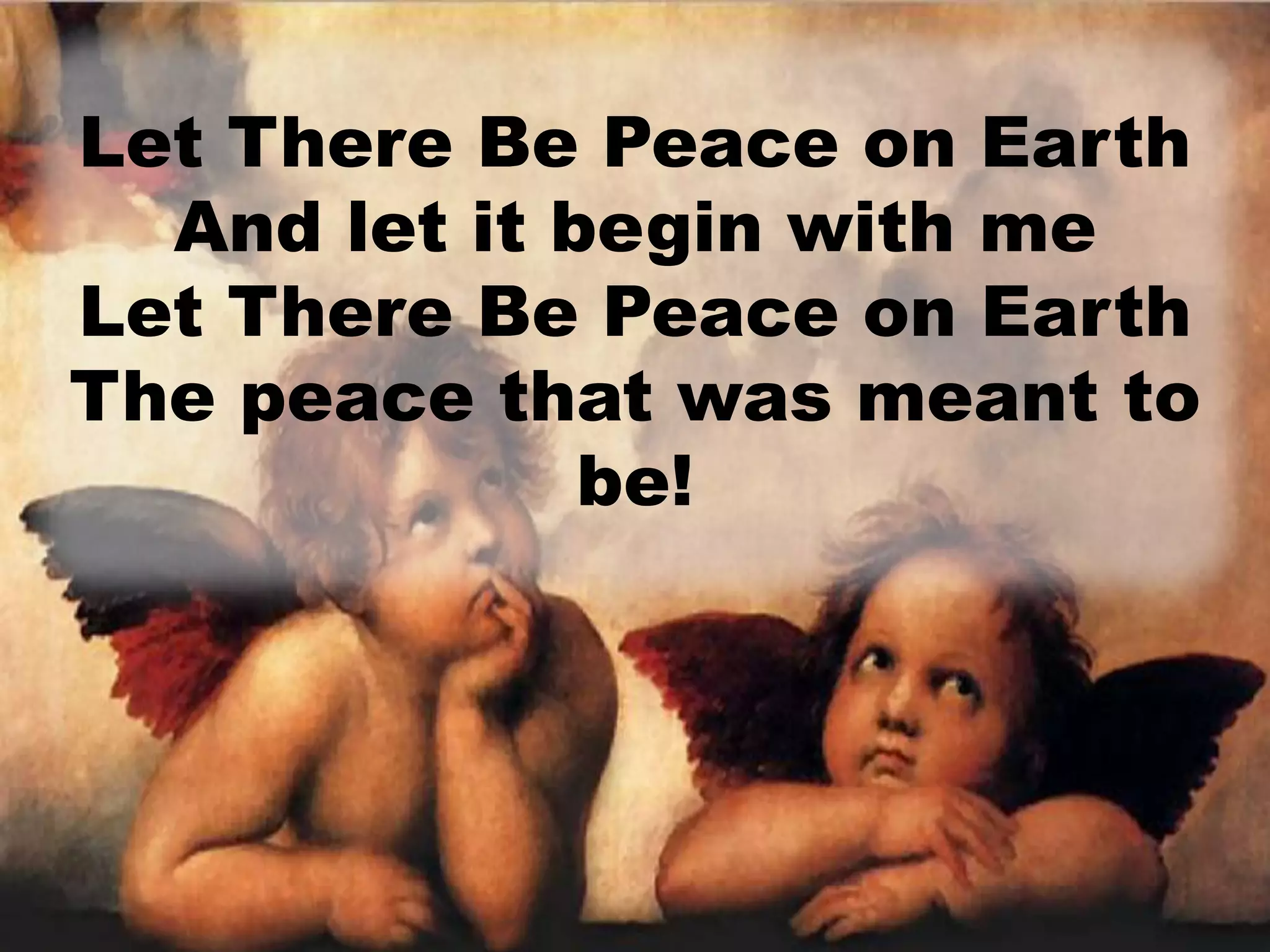 Let There Be Peace On Earth | PPTX