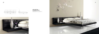 90                                             91




                LETTO L 326 P 222
                H TESTIERA 64 H RING 27
                BED L 326 D 222
                HEADBOARD H 64 BEDFRAME H 27




           27
     326
 