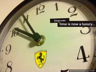 http://www.ﬂickr.com/photos/vvvracer/4436798901
time is now a luxury...
forbetterorworse
 
