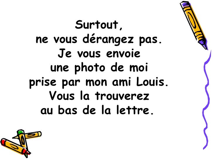 lettre pour mamie