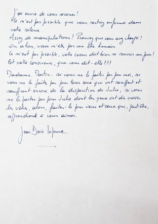 Lettre lejeune