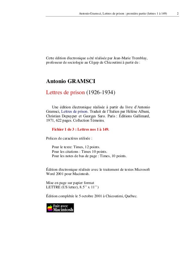 lettres de prison t1