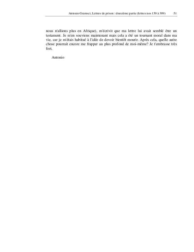 Lettres De Prison T2