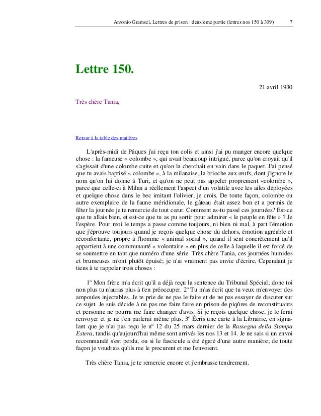 Lettres De Prison T2