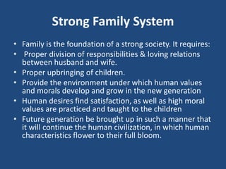 Let us build strong families | PPTX