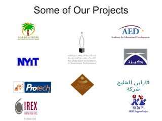 Some of Our Projects فارابي الخليج   شركة 