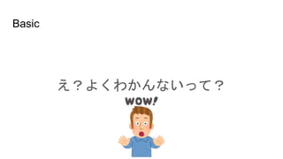 Basic
え？よくわかんないって？
 
