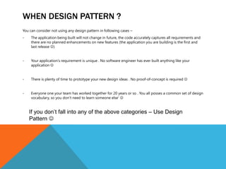 Let us understand design pattern | PPTX