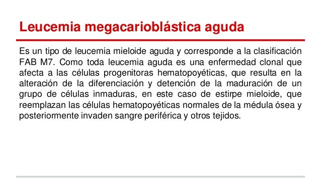 Leucemia megacarioblástica