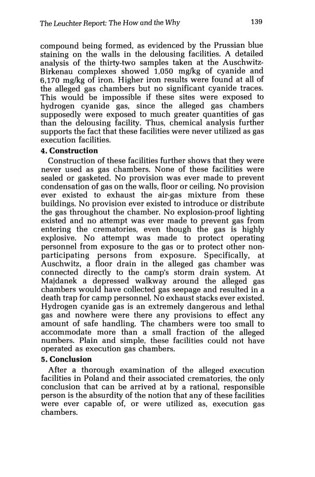 Leuchter, fred a. jr. the leuchter report the how and the why th…