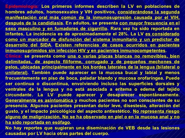 LEUCOPLASIA VELLOSA CASO CLINICO