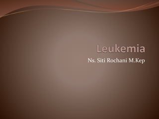 Ns. Siti Rochani M.Kep
 