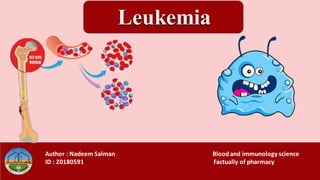 Leukemia.pdf blood disorders cancerous ppt | PDF