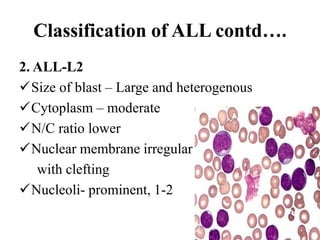 Acute Lymphocytic Leukemia | PPTX