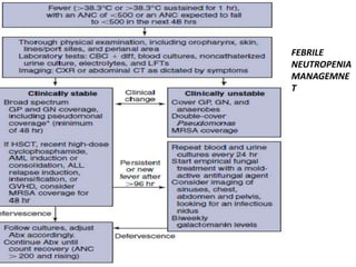 FEBRILE
NEUTROPENIA
MANAGEMNE
T
 