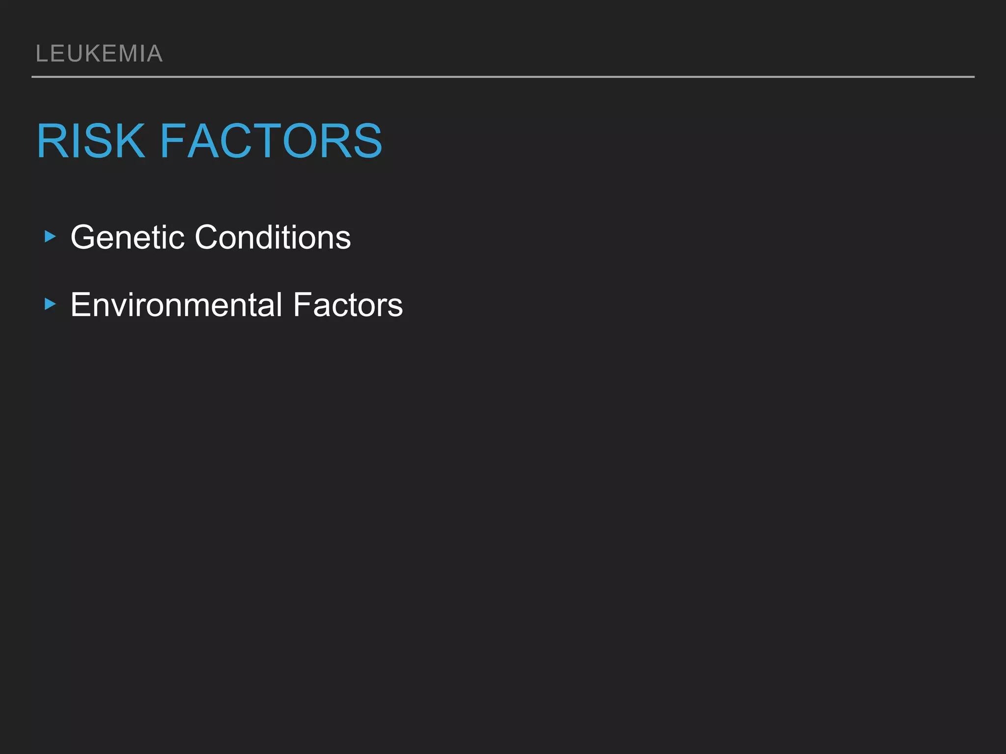 Leukemia in Pediatrics - Dr. Julius King Kwedhi | PPTX - Leukemia Risk Factors For Small Breed Cats