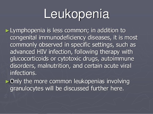 Wbc S Disorders