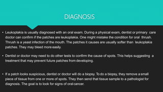 Leukoplakia | PPT