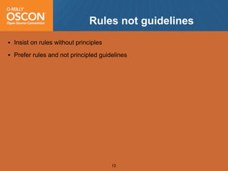 OSCON 2008: Open Source Community Antipatterns