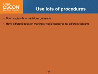 OSCON 2008: Open Source Community Antipatterns