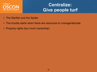 OSCON 2008: Open Source Community Antipatterns
