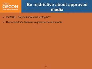 OSCON 2008: Open Source Community Antipatterns