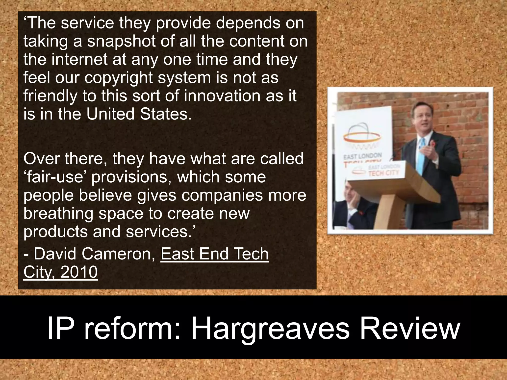 In summaryPower of industry lobbyistsHyperbolic rhetoricIndustry under threatInsufficient evidenceConsumer rights a secondary concern?