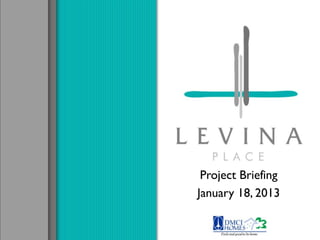 Project Briefing
January 18, 2013
 