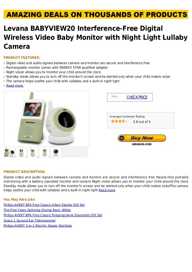 levana baby monitor camera