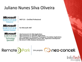 Juliano Nunes Silva Oliveira




                Um projeto
 
