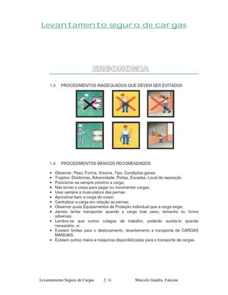 Levantamento seguro de cargas

Levantamento Seguro de Cargas

2/6

Marcelo Gandra Falcone

 