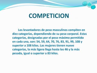 Levantamiento De Pesas Olimpicas